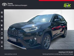 Tiefschwarz mica met (schwarz) Gebraucht 2018 Toyota RAV4 Hybrid Lounge SUV | 29.490 € (Fairer Preis)