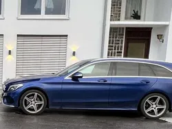 Blau Gebraucht 2015 Mercedes C220 AMG Kombi | 17.500 € (Etwas zu teuer)