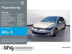Ivory silver metallic Gebraucht 2024 VW Golf VIII Life Limousine | 24.990 € (Fairer Preis)
