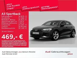Schwarz Gebraucht 2024 Audi A3 Sportback S-Line Limousine | 36.879 € (Superpreis)