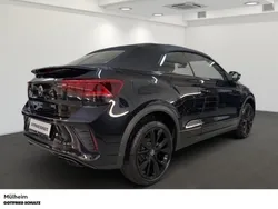 Schwarz Gebraucht 2024 VW T-Roc Cabriolet R-line Cabrio | 44.900 €