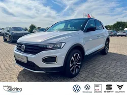 White silver metallic/schwarz Gebraucht 2019 VW T-Roc IQ Drive SUV | 19.898 € (Fairer Preis)
