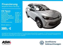 Oyster silver metallic Gebraucht 2024 VW Tiguan Goal SUV | 42.830 € (Superpreis)
