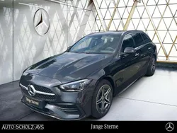 Graphite grey Gebraucht 2024 Mercedes C300e AMG Kombi | 44.690 € (Superpreis)