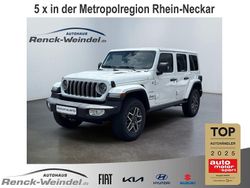 Weiss Neu 2025 Jeep Wrangler Unlimited Sahara SUV | 63.989 € (Fairer Preis)
