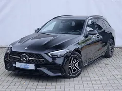 Schwarz Gebraucht 2023 Mercedes C220 AMG line Limousine | 43.460 € (Etwas zu teuer)