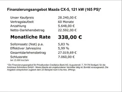 Weiss Gebraucht 2024 Mazda CX-5 Center-Line SUV | 28.240 € (Superpreis)