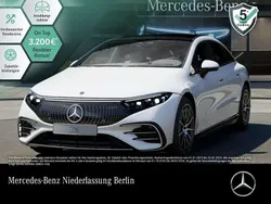 Weiß Gebraucht 2022 Mercedes EQS580 Premium Plus Limousine | 71.890 € (Guter Preis)