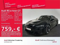 Schwarz Gebraucht 2022 Audi RS e-tron GT Ambiente Limousine | 63.874 € (Guter Preis)