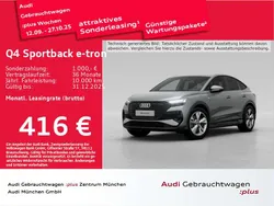 Taifungrau metallic Gebraucht 2024 Audi Q4 e-tron S-Line SUV | 46.444 € (Etwas zu teuer)
