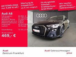 Brillantschwarz/brillantschwar Gebraucht 2023 Audi A8 Ambiente Limousine | 64.850 € (Fairer Preis)
