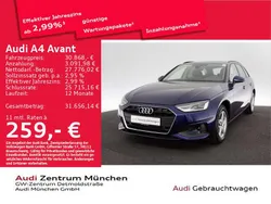 Navarrablau metallic Gebraucht 2023 Audi A4 Kombi | 30.868 € (Guter Preis)