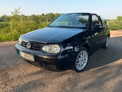 Schwarz Gebraucht 2000 VW Golf Cabriolet Cabrio | 5.760 €