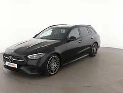 Schwarz Gebraucht 2023 Mercedes C220 AMG line Kombi | 33.260 € (Etwas zu teuer)