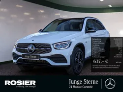 Weiß Gebraucht 2021 Mercedes GLC300e AMG SUV | 42.440 € (Etwas zu teuer)