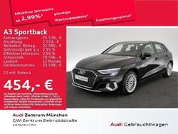 Schwarz Gebraucht 2022 Audi A3 Sportback Advanced Kleinwagen | 25.539 € (Fairer Preis)