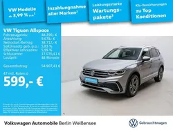 Pyritsilber metallic Gebraucht 2025 VW Tiguan Allspace R-line SUV | 48.390 € (Fairer Preis)