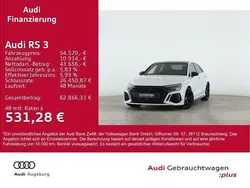 Gletscherweiß metallic Gebraucht 2022 Audi RS3 Sport Kleinwagen | 54.570 € (Fairer Preis)
