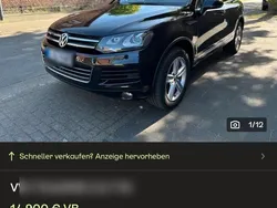 Schwarz Gebraucht 2012 VW Touareg SUV | 13.000 € (Fairer Preis)