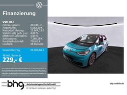 Blau Gebraucht 2021 VW ID.3 Pro Kleinwagen | 20.330 € (Fairer Preis)