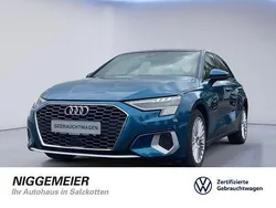 Blau Gebraucht 2021 Audi A3 Sportback e-tron Advanced Limousine | 24.690 € (Fairer Preis)
