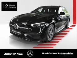 Schwarz Gebraucht 2024 Mercedes C220 AMG Limousine | 41.390 € (Guter Preis)