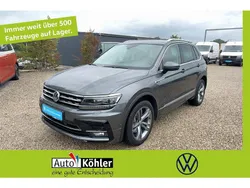 Indiumgrau Gebraucht 2018 VW Tiguan R-line SUV | 27.720 € (Superpreis)