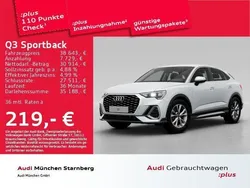 Gletscherweiß metallic Gebraucht 2024 Audi Q3 Sportback S-Line SUV | 38.643 € (Guter Preis)