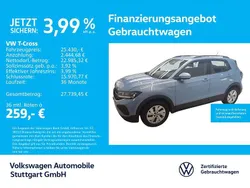 Blau Gebraucht 2024 VW T-Cross Life SUV | 25.230 € (Fairer Preis)