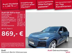 Blau Gebraucht 2024 Audi Q6 e-tron Sport SUV | 71.499 € (Fairer Preis)