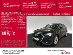 Schwarz Gebraucht 2022 Audi Q3 Sportback Sport SUV | 35.500 € (Fairer Preis)