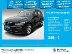 Deep black perleffekt Gebraucht 2022 VW Tiguan Life SUV | 30.930 € (Fairer Preis)
