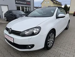 Weiß Gebraucht 2012 VW Golf Cabriolet Highline Cabrio | 9.900 € (Fairer Preis)