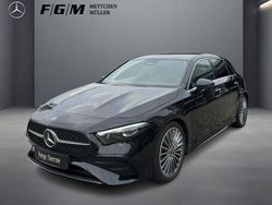 Schwarz Gebraucht 2024 Mercedes A180 AMG line Limousine | 29.870 € (Fairer Preis)