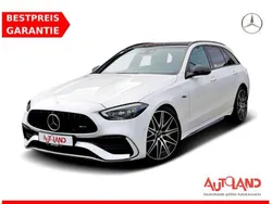 Designo opalith weiß (bright) (metallic) Gebraucht 2023 Mercedes C43 AMG AMG Kombi | 52.990 € (Superpreis)