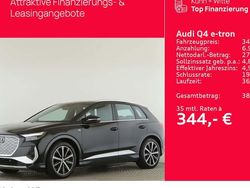 Mythosschwarz metallic Gebraucht 2022 Audi Q4 e-tron Ambiente SUV | 34.925 € (Teuer)