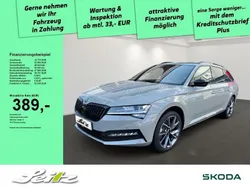 Stahl grau Gebraucht 2025 Skoda Superb SportLine Kombi | 52.530 € (Teuer)