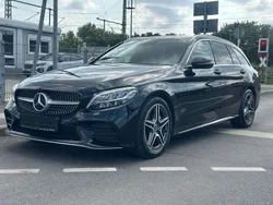 Schwarz Gebraucht 2021 Mercedes C220 AMG line Limousine | 21.700 € (Guter Preis)