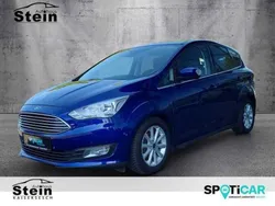 Blau Gebraucht 2017 Ford C-MAX Titanium Van / Kleinbus | 10.890 € (Guter Preis)
