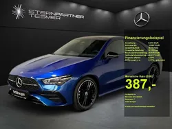 Blau Gebraucht 2023 Mercedes CLA200 AMG Coupé | 35.990 € (Etwas zu teuer)