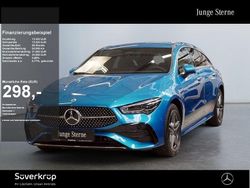Blaulack hyperblau (metallic) Gebraucht 2024 Mercedes CLA250e Shooting Brake AMG Kombi | 37.555 € (Fairer Preis)