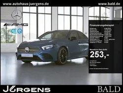 Blau denimblau metallic Gebraucht 2020 Mercedes A250 AMG Limousine | 26.880 € (Fairer Preis)