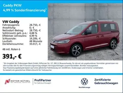 Fortanarot metallic Gebraucht 2023 VW Caddy Style Van / Kleinbus | 28.750 € (Fairer Preis)