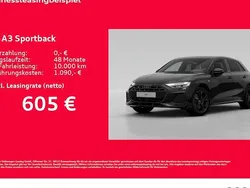 Schwarz Neu 2025 Audi A3 Sportback e-tron S-Line Limousine | 63.306 €