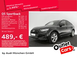 Mythosschwarz metallic Gebraucht 2022 Audi Q5 Sportback Ambiente SUV | 40.203 € (Superpreis)