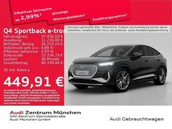 Mythosschwarz metallic Gebraucht 2022 Audi Q4 Sportback e-tron Ambiente SUV | 37.456 € (Fairer Preis)