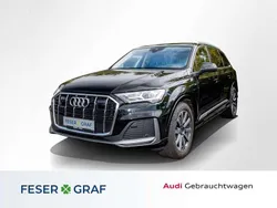 Mythosschwarz metallic Gebraucht 2022 Audi Q7 S-Line SUV | 65.990 € (Etwas zu teuer)