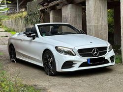 Weiß Gebraucht 2019 Mercedes C200 AMG line Cabrio | 25.990 € (Superpreis)