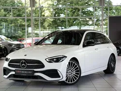 Weiß Gebraucht 2022 Mercedes C300 AMG line Kombi | 44.800 € (Teuer)