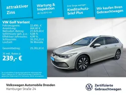 Ivory silver metallic Gebraucht 2024 VW Golf VIII Kombi | 22.490 € (Superpreis)